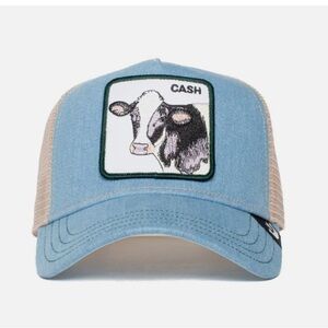 Goorin Bros Blue and Tan Trucker Hat